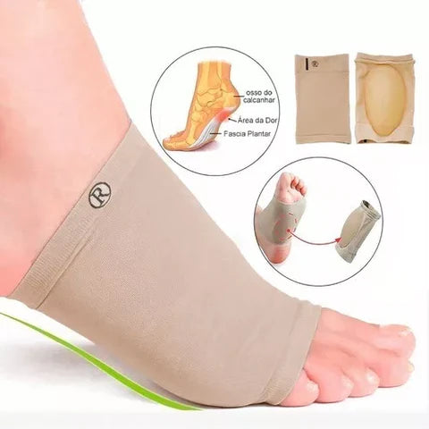 Meia de Compressão para Fascite Plantar - Arquitetura da Saúde